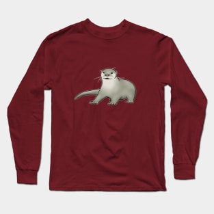 Little Smooth Coated Otter Long Sleeve T-Shirt